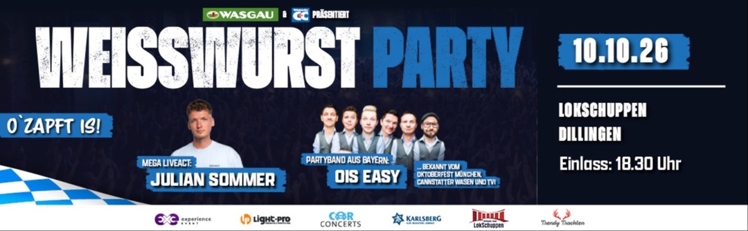 WEISSWURST PARTY | O' ZAPFT IS!
